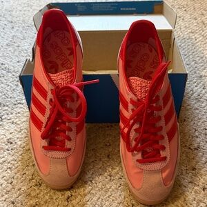 Adidas Women's Red and Pink Sneakers